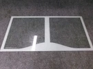WR32X10465 Refrigerator Crisper Cover Glass 27 5/8" 14 1/8". Fixed Price $80.00.