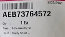 New Oem Lg Refrigerator Grille Assembly AEB73764572. Fixed Price $124.99.
