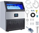 Commercial Ice Maker Machine 265LBS/24H Large Storage Bin W/ Water Line Hook Up. Fixed Price $510.66.
