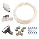 1/4" Fridge Water Line Kit Dispenser Ice Maker Compression Fittings Valves. Fixed Price $19.99.