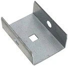 Galvanized Barn Door Rail End Cap N104-307. Fixed Price $11.85.
