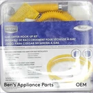 Oem Whirlpool 20-48KITRC Appliance 1/2"X48" Dryer Conn 3/FITT 1199293 A-0033. Fixed Price $16.09.