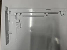 Lg Refrigerator : Left Freezer Basket Rail Connector (MCD64486802). Fixed Price $39.96.
