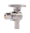Sharkbite 23056LF Chrome Barbed Pipe Pex Insert Valve 1/2 1/4 O.d. In.. Fixed Price $15.43.