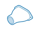 Midea 12131000006262 Front Air Flue Assembly Oem Dryer Part. Fixed Price $135.82.