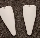 240327005 Oem Frigidaire Refrigerator Hinge Covers -used- Sold Individually. Fixed Price $20.00.