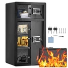 Uimoso Double Door 7.2 Cu.ft Safe Box With Key Lock Password Cabinet Black. Fixed Price $278.99.