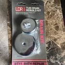 Vintage Flip-it Chrome Drainrebuild Conversion Kit Standard Bathtub. Fixed Price $9.95.