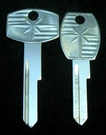 Lincoln 1958 Key Blank Set Fits Continental Mark Iii Capri Premier Oem Logo Nos. Fixed Price $89.95.