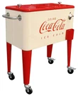 Vintage Style Cooler 60QT Cream & Red Coca Cola Cp 98111 Leigh Country. Fixed Price $299.99.