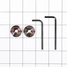 W10846205 Whirlpool Kitchenaid Chrome Handle Medallion End Cap Oem. Fixed Price $14.95.
