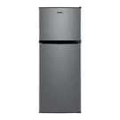 Galanz 4.6. Cu Ft Two Door Mini Refrigerator With Freezer, Stainless Steel, New,. Fixed Price $168.00.