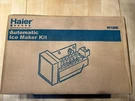 Haier HI1MK Auto Ice Maker Fits Most Fridges New In Box. Fixed Price $50.00.