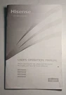 Hisense Mini Fridge Instruction Manual RR17D6ABE RR27D6ASE RR27D6ABE RR44D6ASE. Fixed Price $12.00.