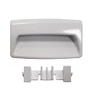 Oem White Door Pull Incl. Wedge. D510103WP, For Speed Queen, Unimac, Huebsch. Fixed Price $6.00.