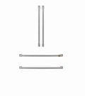 Cafe 4-DOOR French Refrigerator Handles Brushed Stainless. Fixed Price $150.00.