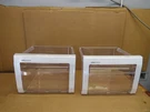 Samsung Refrigerator Crisper Drawers Lot Of Part # DA97-06132E. Fixed Price $134.98.