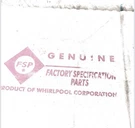 Whirlpool 4-81049-001 Door Gasket For Freezer 4357120 68001109 Y091.... Fixed Price $135.00.