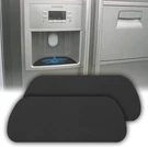 Cuttable Refrigerator Drip Catcher For Fridge Water Rectangular - 2PCS, Black. Fixed Price $14.99.