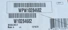 Whirlpool Refrigerator Bracket Oem WPW10284682 For WRF555SDFZ15 Left Side. Fixed Price $30.48.