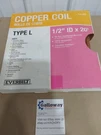Everbilt Copper Coil 1/2 In. Id X 20FT (av). Fixed Price $79.99.
