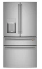 Cafe Brushed Stainless Handles For 4-DOOR French Refrigerator. Fixed Price $250.00.
