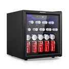 Euhomy 48 Can Beverage Refrigerator Cooler-mini Fridge Glass 1.3 Cuft, Black. Fixed Price $209.69.