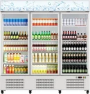 Garvee Commercial Beverage REFRIGERATOR,1538L Glass Door Merchandiser Cooler. Fixed Price $2856.47.