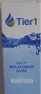 TIER1 Replacement Water Filter For Bosch RWF1110, White/blue. Fixed Price $13.00.