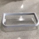Kitchenaid Refrigerator Door Bin Shelf Part # W10169669 White Clear (S5). Fixed Price $29.87.