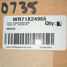 WR71X24966 Shelf Cantilever Assembly White Refrigerator Part Single Item. Fixed Price $90.00.