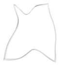 2188450A, Refrigerator Door Gasket Fits Roper, Kenmore, Whirlpool,repl.. Fixed Price $46.00.