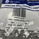WR01X10315 Refrigerator Coarse Thread Auger Nut (G1A). Fixed Price $10.00.