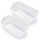 For PS430121 240356401 White Door Bin Upper Frigidaire Refrigerator 2PCS. Fixed Price $24.45.
