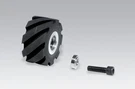 Dynabrade 11650 Contact Wheel Ass'y 2" Dia. X 1" 5/8" I.d. Standard Face. Fixed Price $136.80.