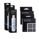 New Lg LT120F Refrigerator Air & LT1000P Water Filters, Combo Sets. Fixed Price $43.99.