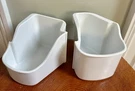 Whirlpool Gold Fridge Door Beverage Container Bins Parts #129774 & #129775. Fixed Price $15.50.