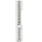 Costway Freestanding Slim Bathroom Cabinet With Drawer Adjustable Shelves-wh. Fixed Price $145.04.