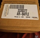 WP2220377 Genuine Oem Whirlpool Air-baffle. Fixed Price $135.00.