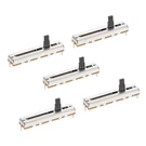 Uxcell 5PCS Fader Variable Resistors Mixer 45MM Straight Slide Potentiometer.... Fixed Price $15.90.