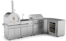 Thor Outdoor Kitchen Grill Station With Wine Cooler. Fixed Price $7633.00.