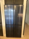 2 Samsung Bespoke 4-DR. Refrigerator Navy Steel Bottom Panels RA-F18DBBQN. Fixed Price $160.00.
