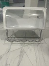 Refrigerator Door Bin With Beverage Rack P/n's WR17X11481, WR22X10041. Fixed Price $29.99.
