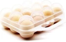 Jamor 12 Grid Egg Storage Box - Portable, Shockproof, Thickened White. Fixed Price $15.51.