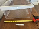 Lg MJS628337 Refrigerator Right Crisper Drawer Clear Used Oem Kenmore. Fixed Price $50.00.