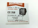 Nos Gemline CC-358 Defrost Timer Replacement For Paragon G-770-00. Fixed Price $15.00.