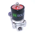 U.s. Solid 12VDC Coil 1/2"NPT Stainless Steel Solenoid Valve USS2-00069. Fixed Price $45.00.