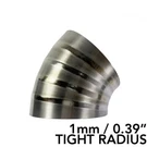Ticon Pre-welded Titanium Pie Cut 1.5" 4" Diameter 1MM Thick Tight 45 Degrees. Fixed Price $115.00.