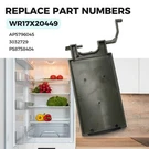 WR17X20449 Dispenser Lever Paddle Assembly For Hotpoint Refrigerators. Fixed Price $23.99.