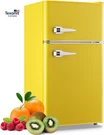 Compact Mini Refrigerator 3.5 Cu.ft Small With Freezer, Retro. Fixed Price $315.55.